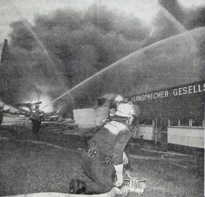 Großbrand Deutschen Fernsprecher Gesellschaft (DFG)