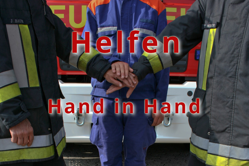 Motto „Helfen Hand in Hand“