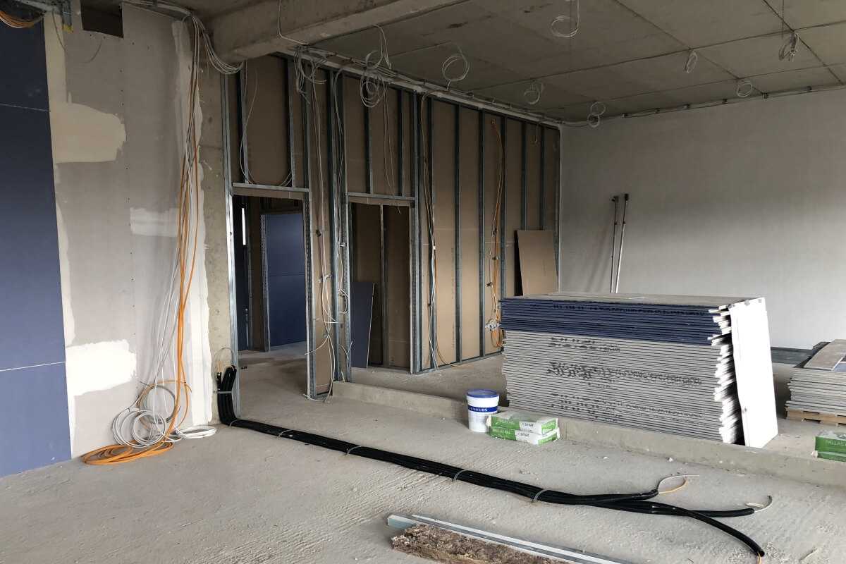 Verlegung Elektroleitungen