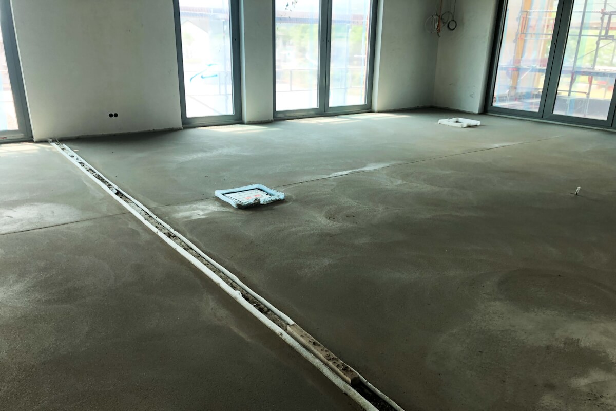 Estrichboden Lehrsaal