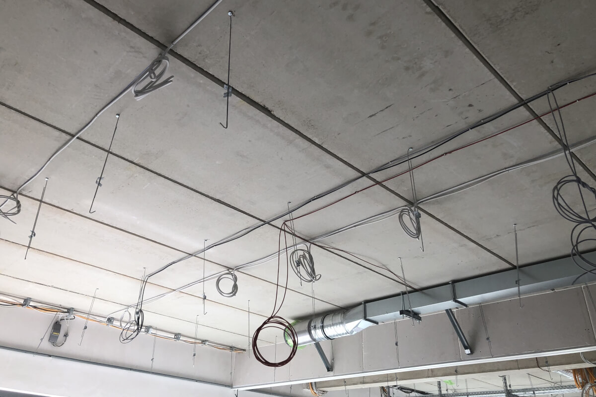 Vorbereitungen abgehängte Decken