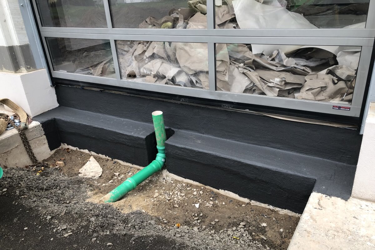 Bau Abflussrinnen Bau Abflussrinnen