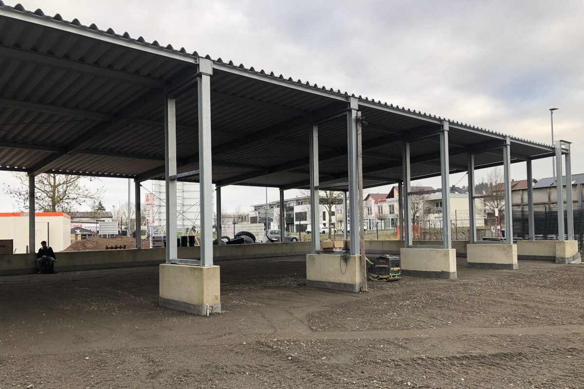 Vorbereitung Untergrund Carport Vorbereitung Untergrund Carport