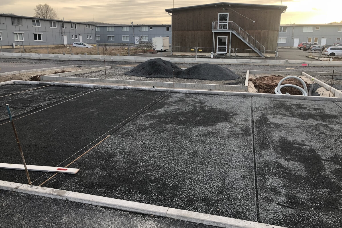 Vorbereitung Pflasterarbeiten Vorbereitung Pflasterarbeiten