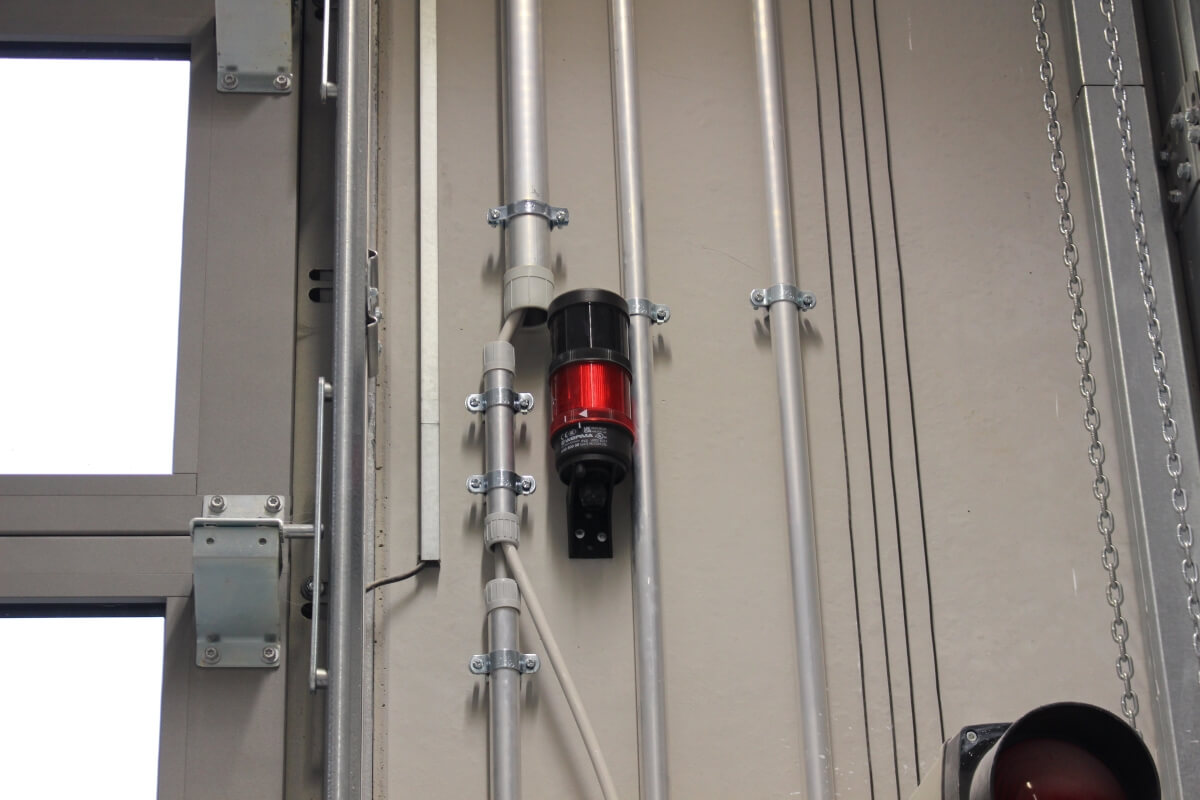 Blitzlampe Umkleidenüberwachung Blitzlampe Umkleidenüberwachung