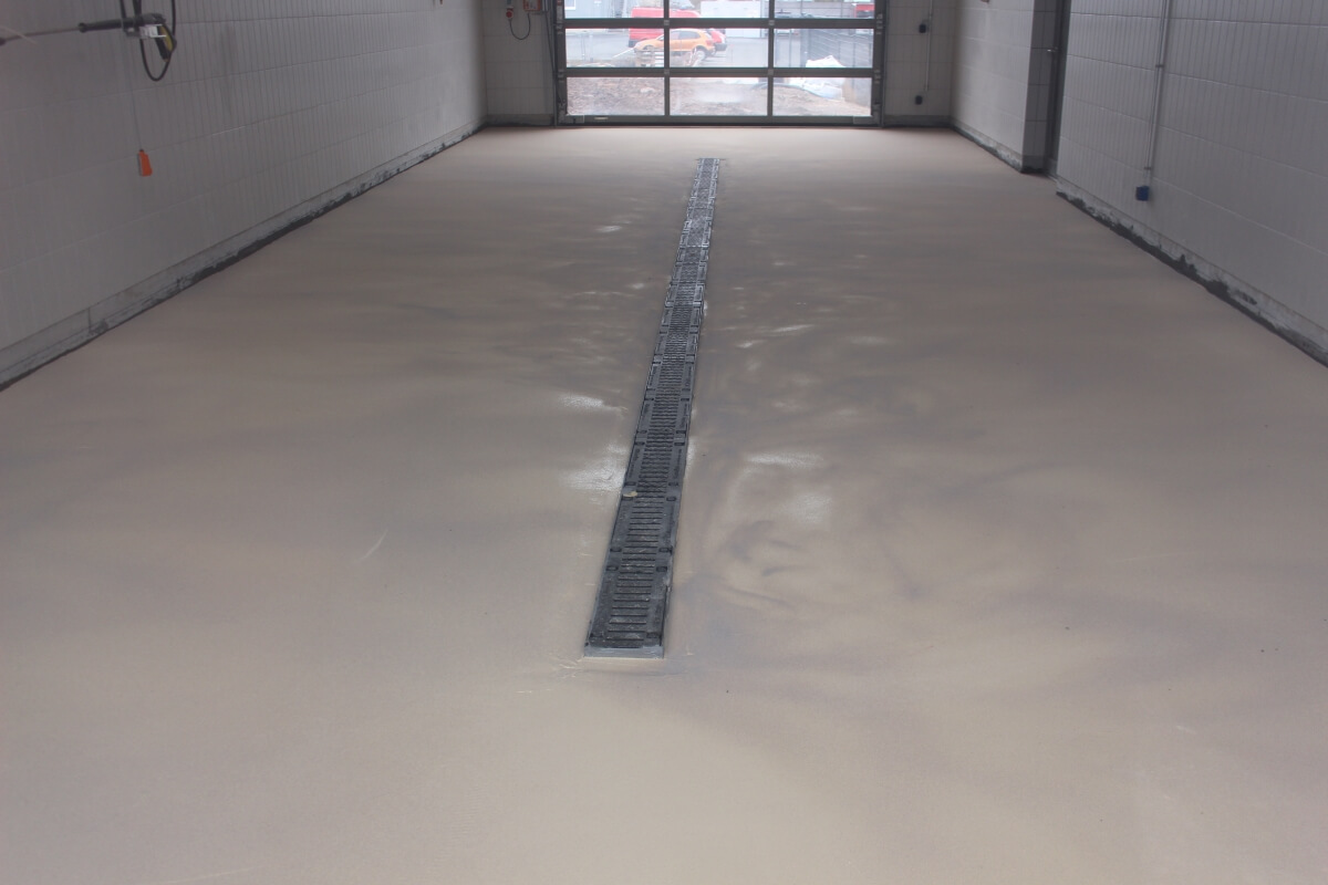 Untergrund Fahrzeugwaschhalle Untergrund Fahrzeugwaschhalle