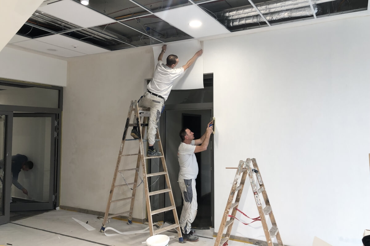 Tapezierarbeiten Foyer Tapezierarbeiten Foyer