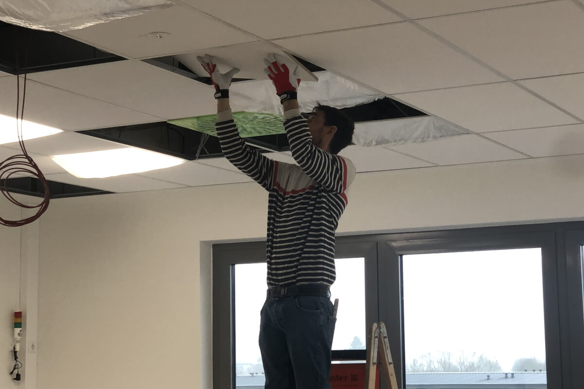 Montage Deckenplatten Montage Deckenplatten