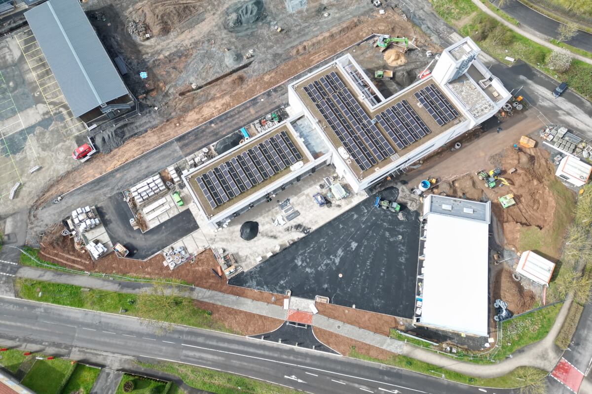 Vogelperspektive Neubau Vogelperspektive Neubau