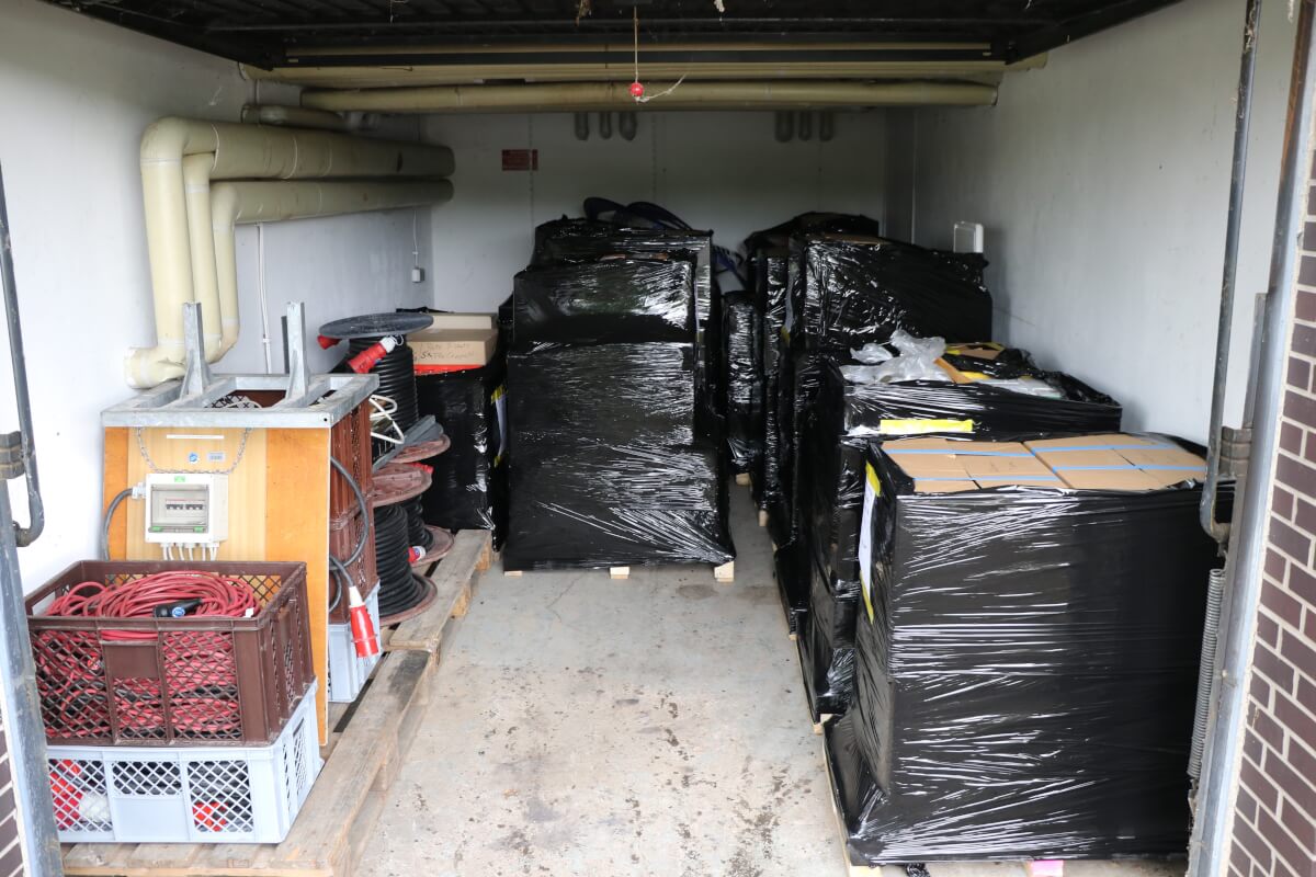 verpackte Europaletten verpackte Europaletten