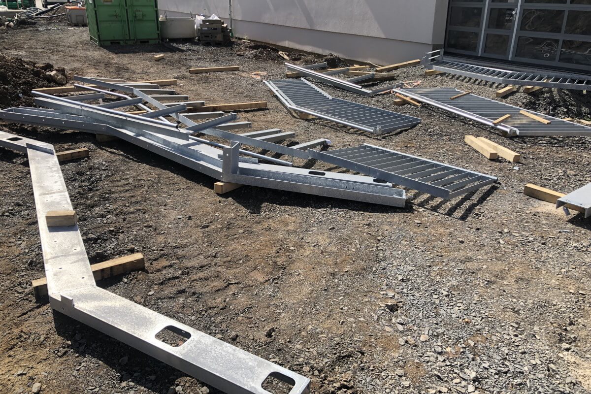 Bau Außentreppe Bau Außentreppe