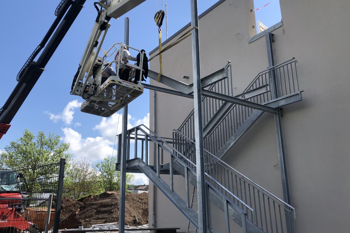 Bau Außentreppe Bau Außentreppe