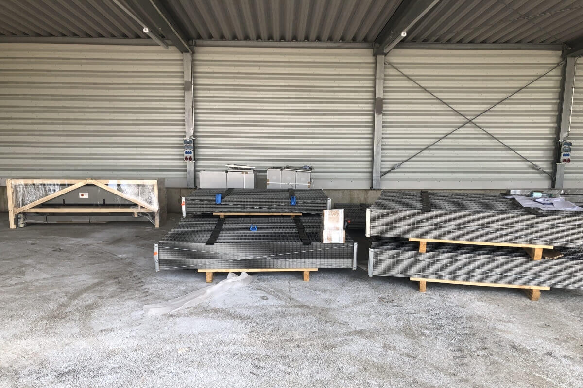 Lieferung Zaunanlage Lieferung Zaunanlage