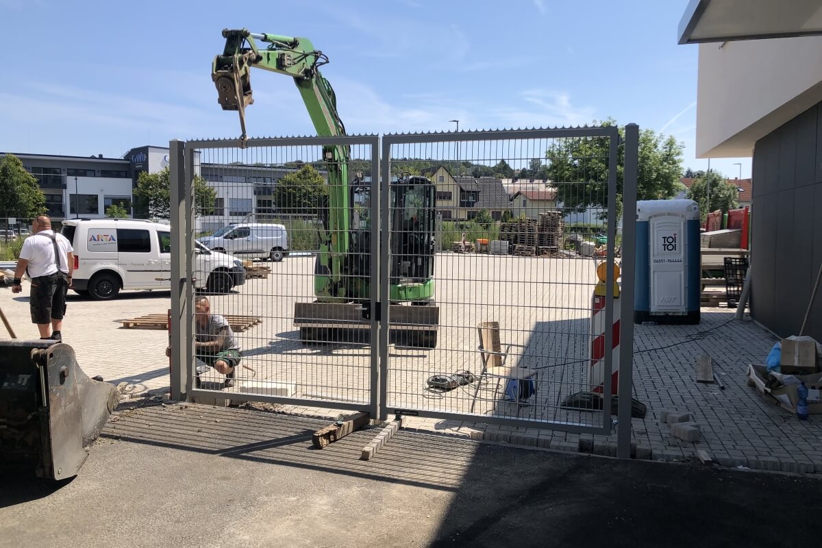 Bau Zaunanlage Bau Zaunanlage