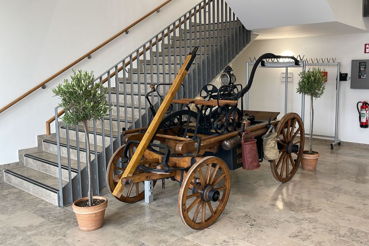 neuer Standort Gespann- Handdruck und Saugspritze neuer Standort Gespann- Handdruck und Saugspritze