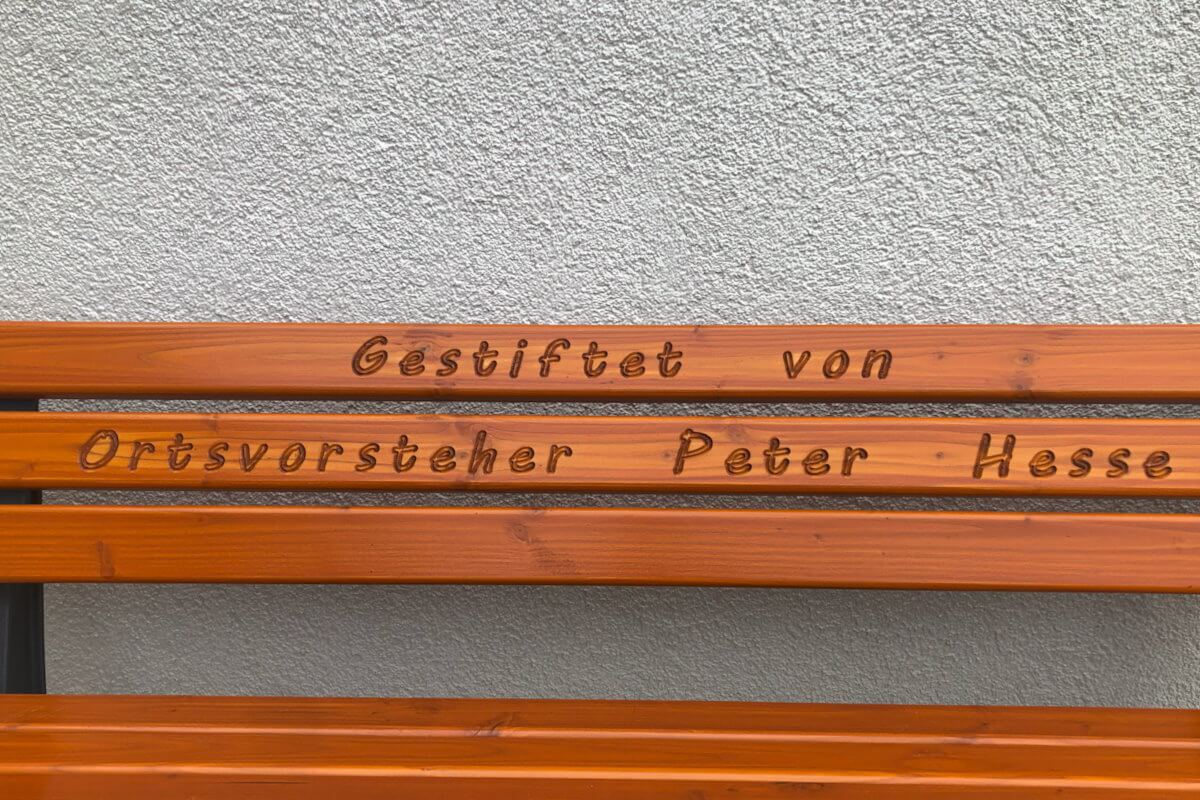 Beschaffung Sitzbänke Beschaffung Sitzbänke