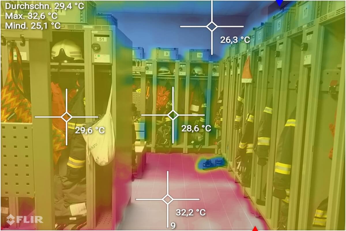 Bild Wärmebildkamera Bild Wärmebildkamera