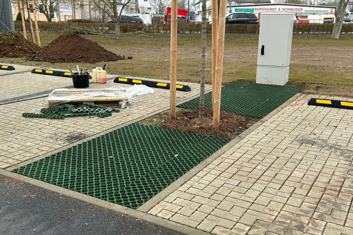 Baumaßname Rasengitterplatten Baumaßname Rasengitterplatten