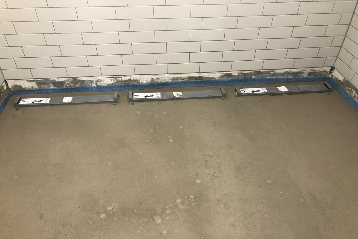 Sanierung Duschen Feuerwehr Marburg-Cappel