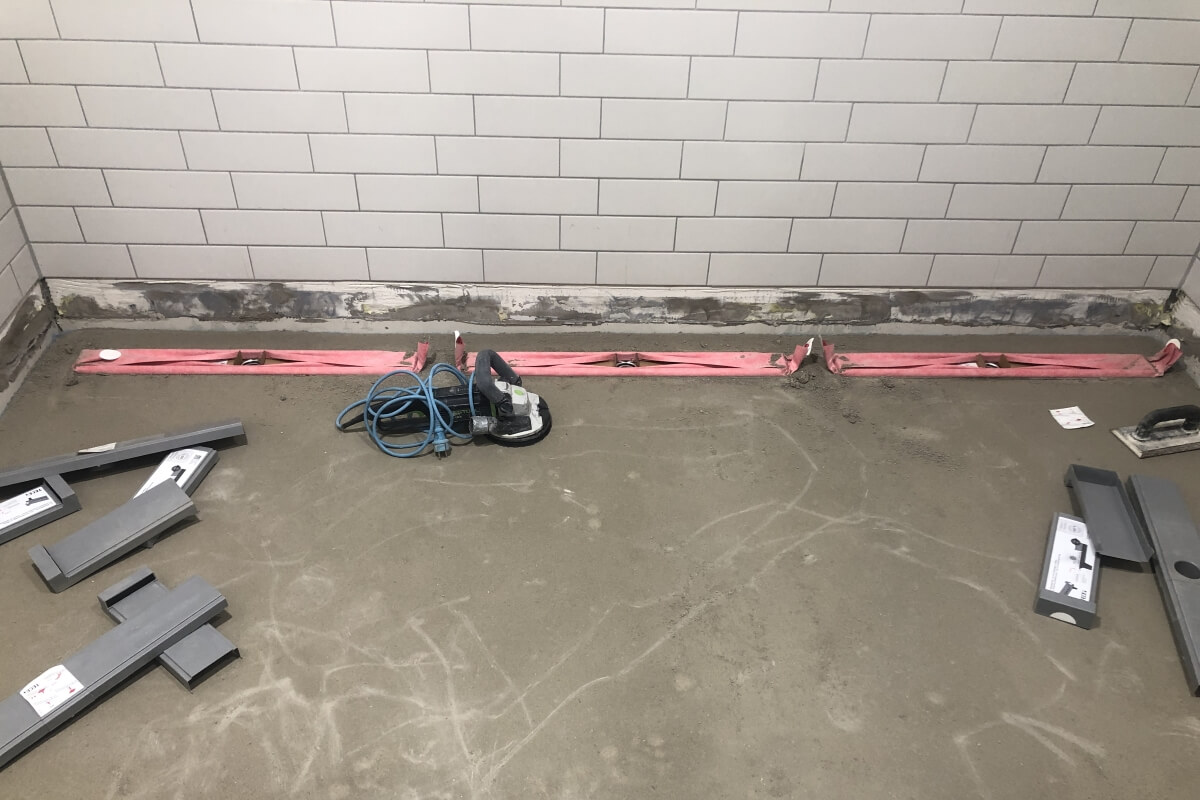 Sanierung Duschen Feuerwehr Marburg-Cappel