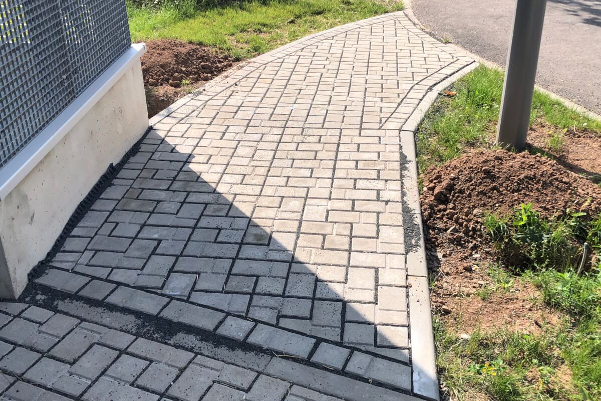 Baumaßnahme Gehweg Baumaßnahme Gehweg