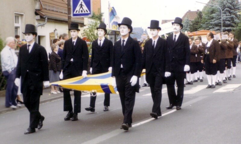 Festzug Beerdigung der Gemeinde Cappel 52