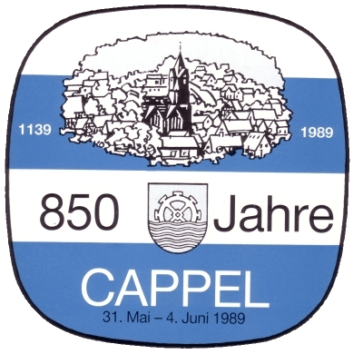 Logo Jubiläum 850 Jahre Cappel
