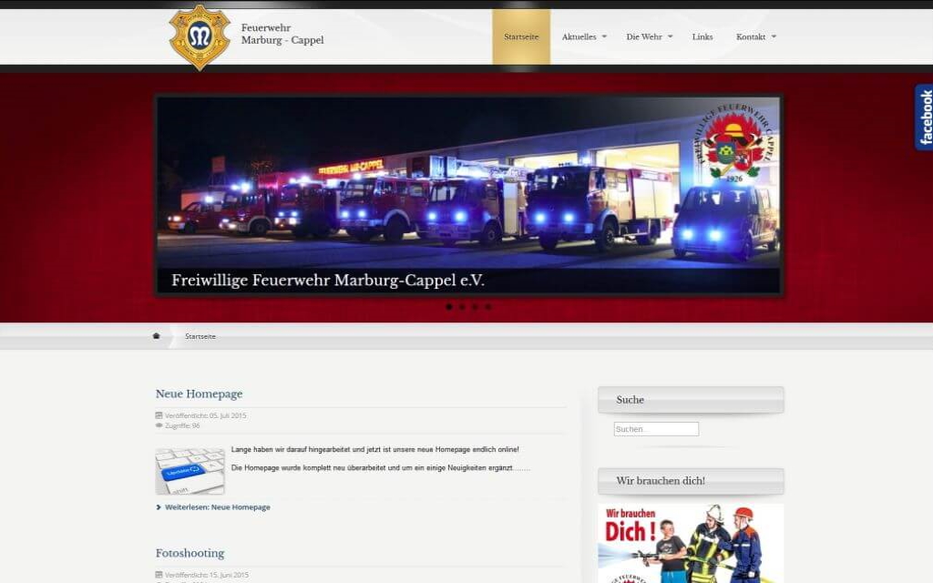 4. Homepage Feuerwehr Cappel