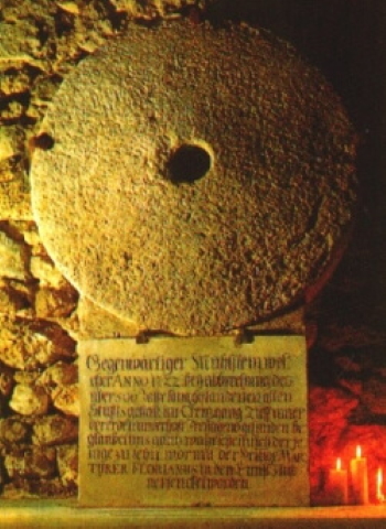 Mühlstein Heiliger Florian