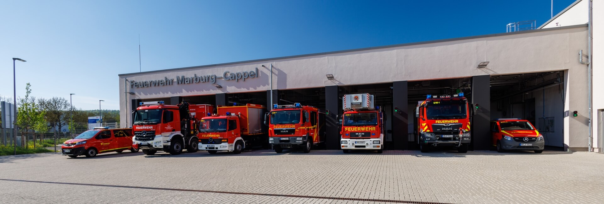 Fahrzeugpark Feuerwehr Marburg-Cappel