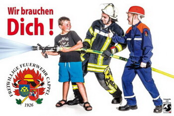 Werbebanner Feuerwehr Marburg-Cappel